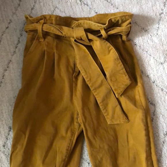 Sezane Austin trousers, ochre, size 34 or US 2 pants - Picture 3 of 10